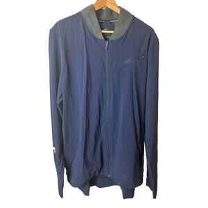 Nike Dri-Fit Navy Basketball Lightweight Jacket Men's Size XLT